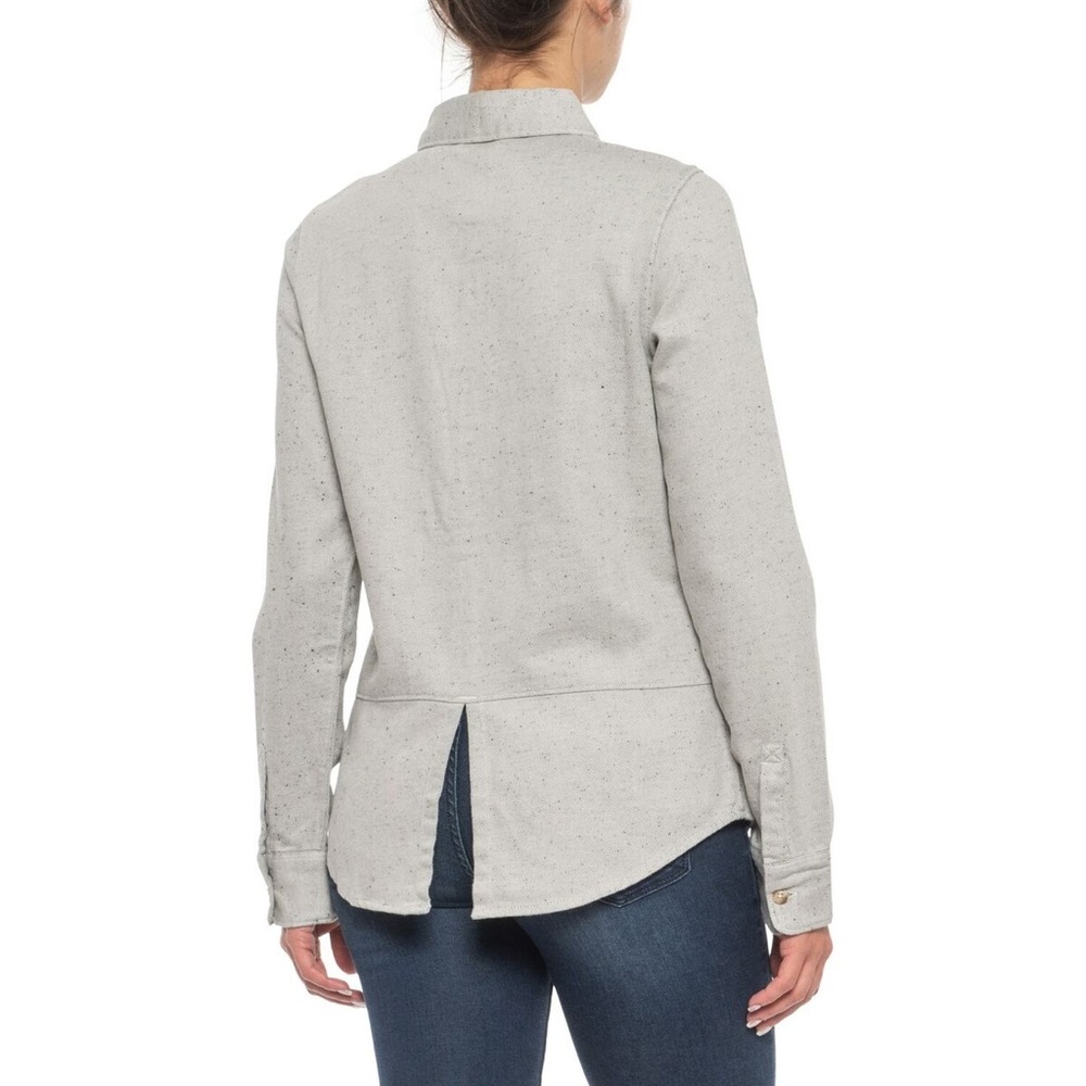 The North Face | size XS | speckled beige button up shirt